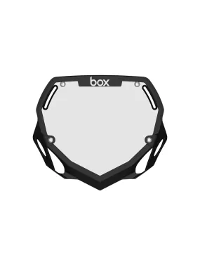 Box Two Number Plate Black